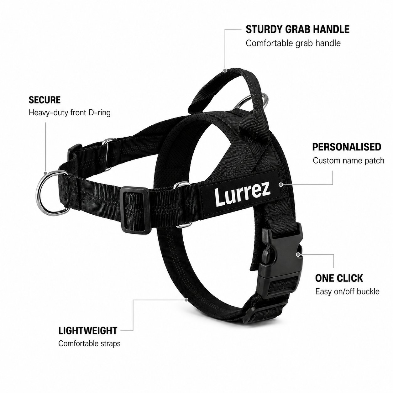 No Pull Dog Harness